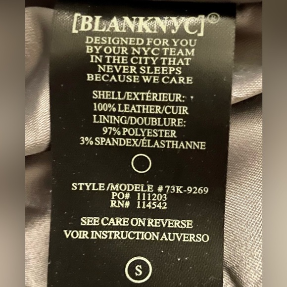 Anthropology BlankNYC Silver/Gray NWT Lined Suede Leather Small Moto Jacket - Picture 5 of 16